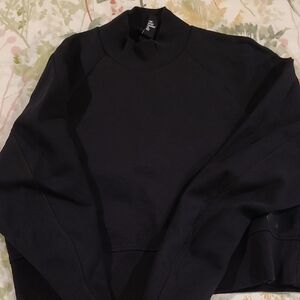 Adidas Black Ladies Sweatshirt, Sz L
